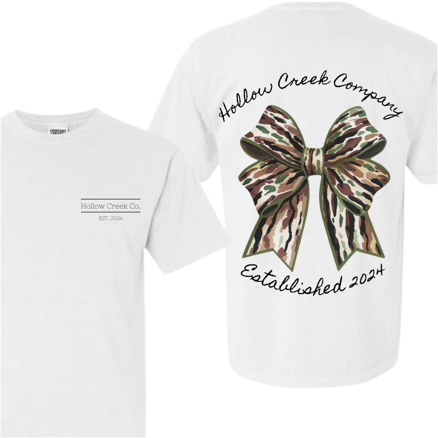 Big Camo Bow Tee