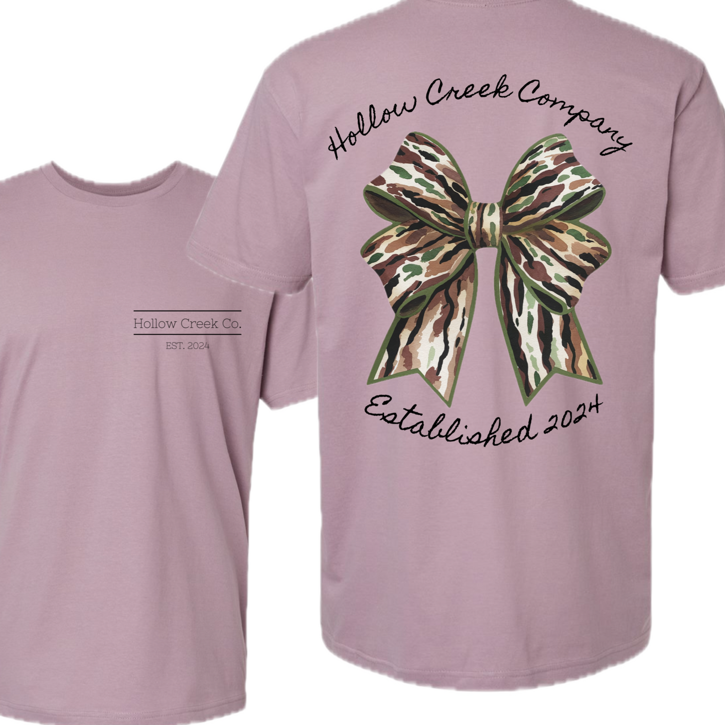 Big Camo Bow Tee