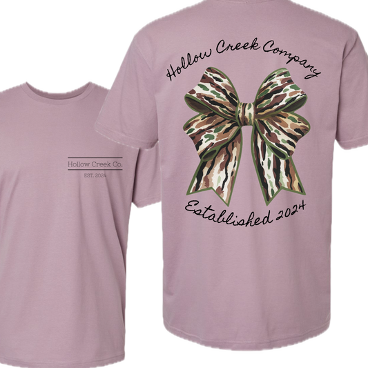 Big Camo Bow Tee