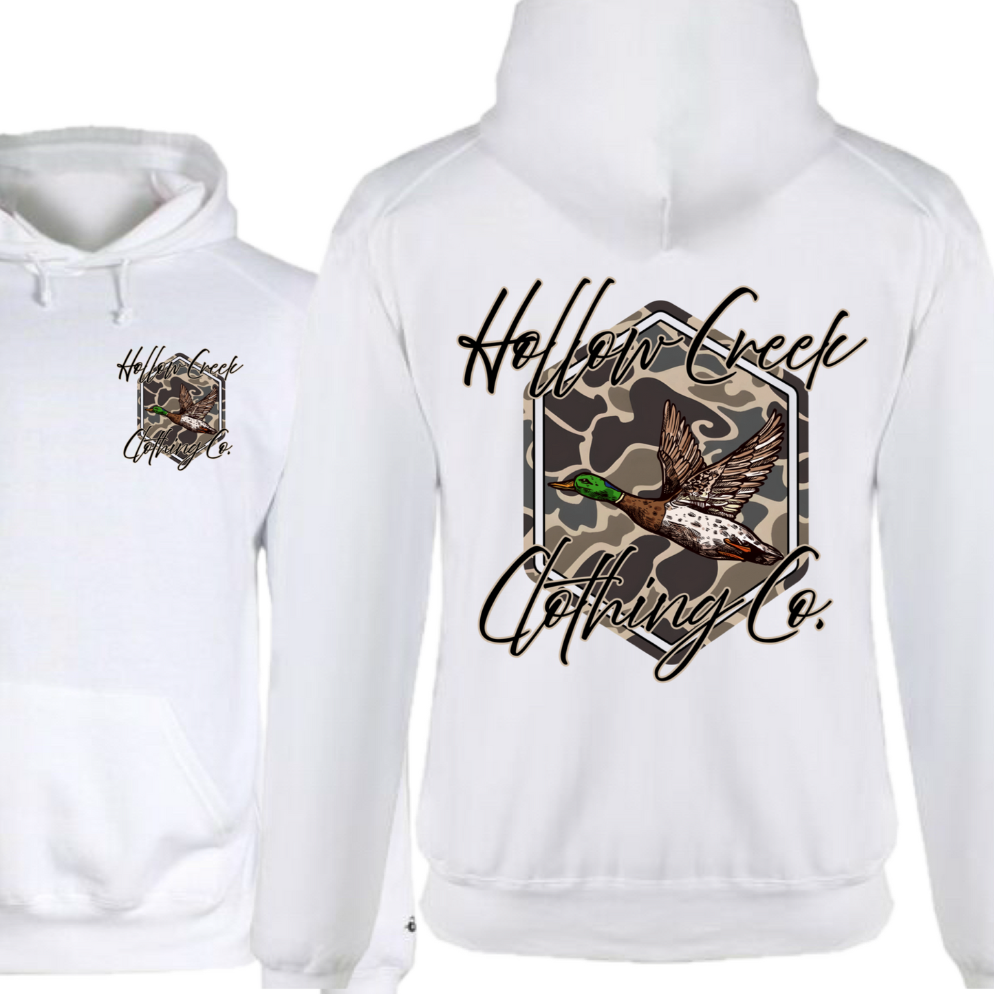 Old School Camo Duck Hoodie